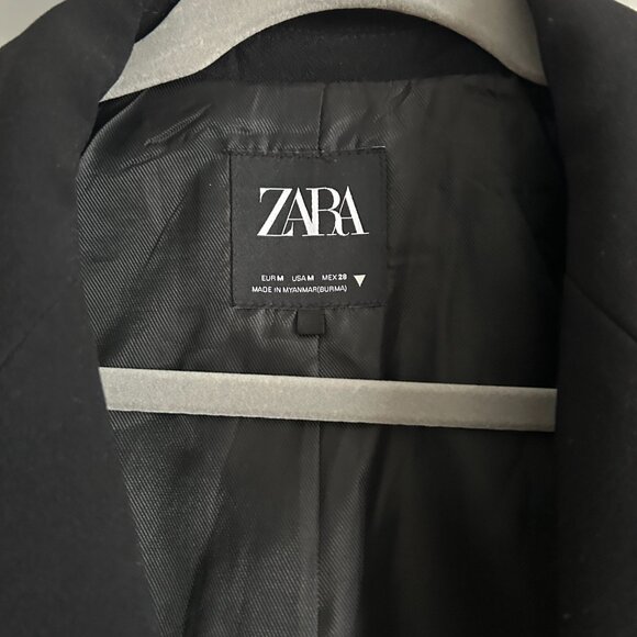 Zara Oversized Black Blazer - Picture 4 of 5